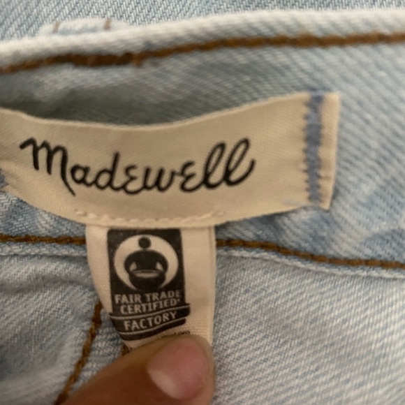 Madewell Blue Straight Leg Jeans with Vintage Appeal - Picture 10 of 15